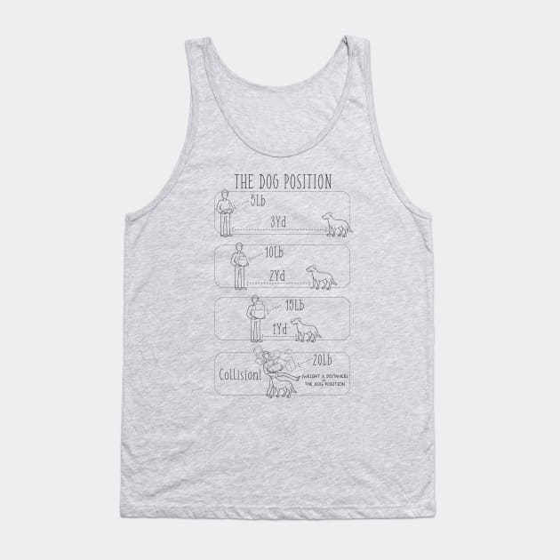 The dog position Tank Top by Cromanart